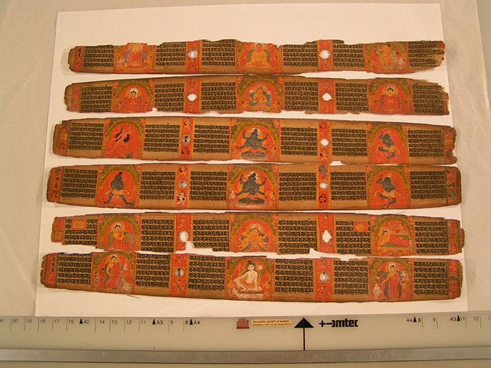 Illustrated folios (1v2r, 107r-106v, 222r-221v.