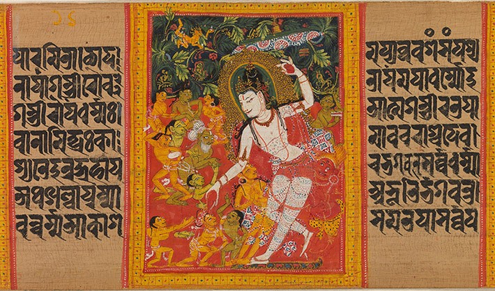 Jewel-giving (Cintmai) Avalokitevara with devotees.