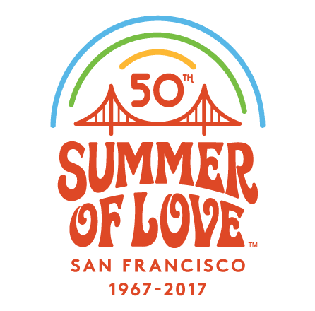 50th anniversary of the summer of love logo